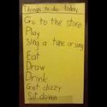 thinks to do today list