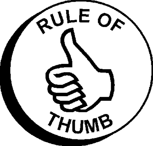 rule of thumb